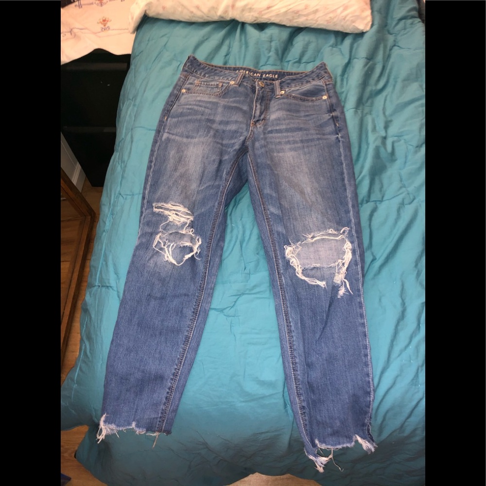 American Eagle tomgirl high waisted size 6 jeans